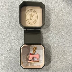 Juicy Couture Black and Gold Emblem Box